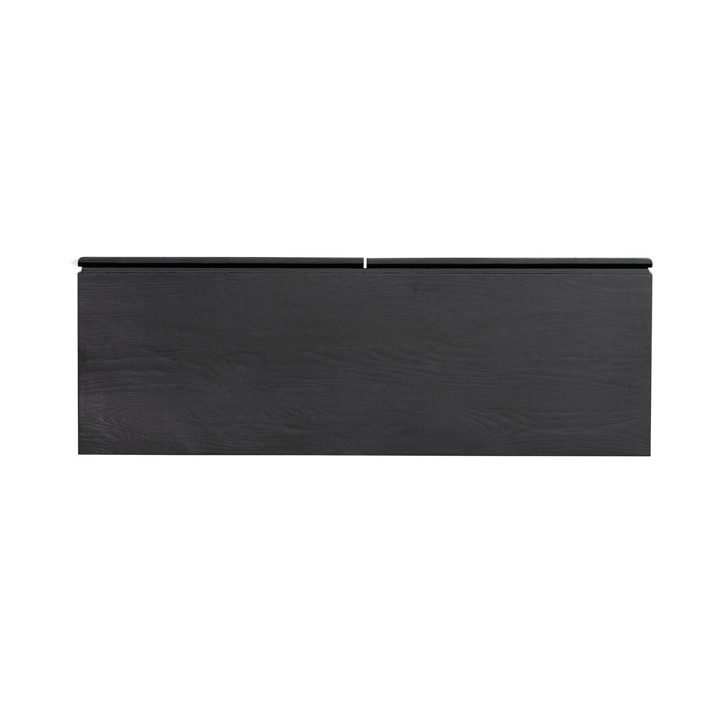 Cane Console Table - Matte Black