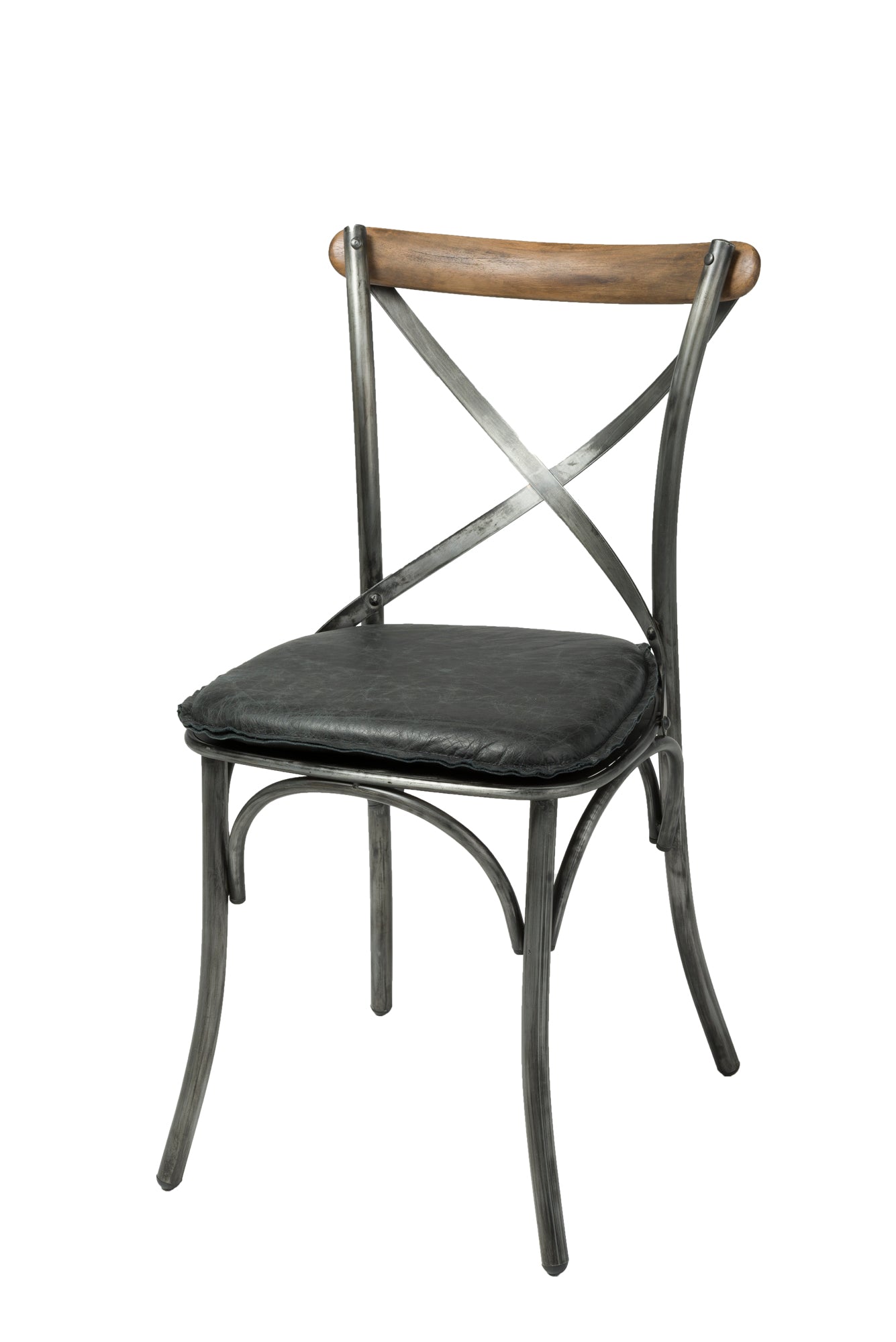 Metal Crossback Chair