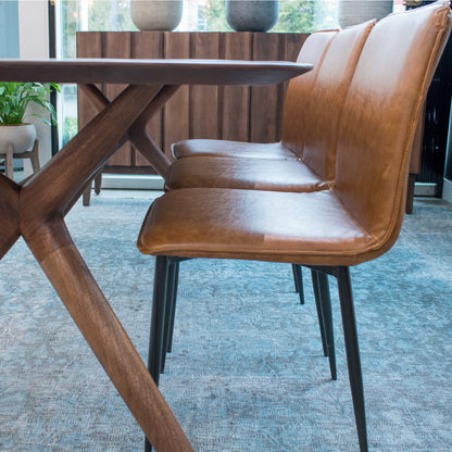 Luca Side Dining Chair - Tan Brown