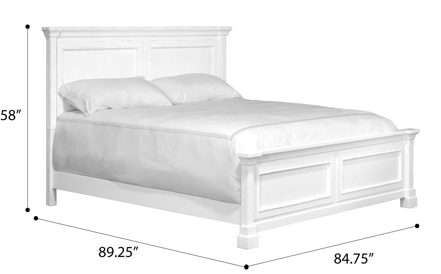 King Panel Bed