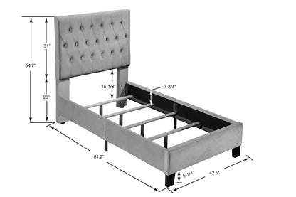 Twin Upholstered Bed