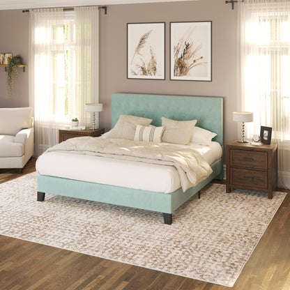 King Upholstered Bed