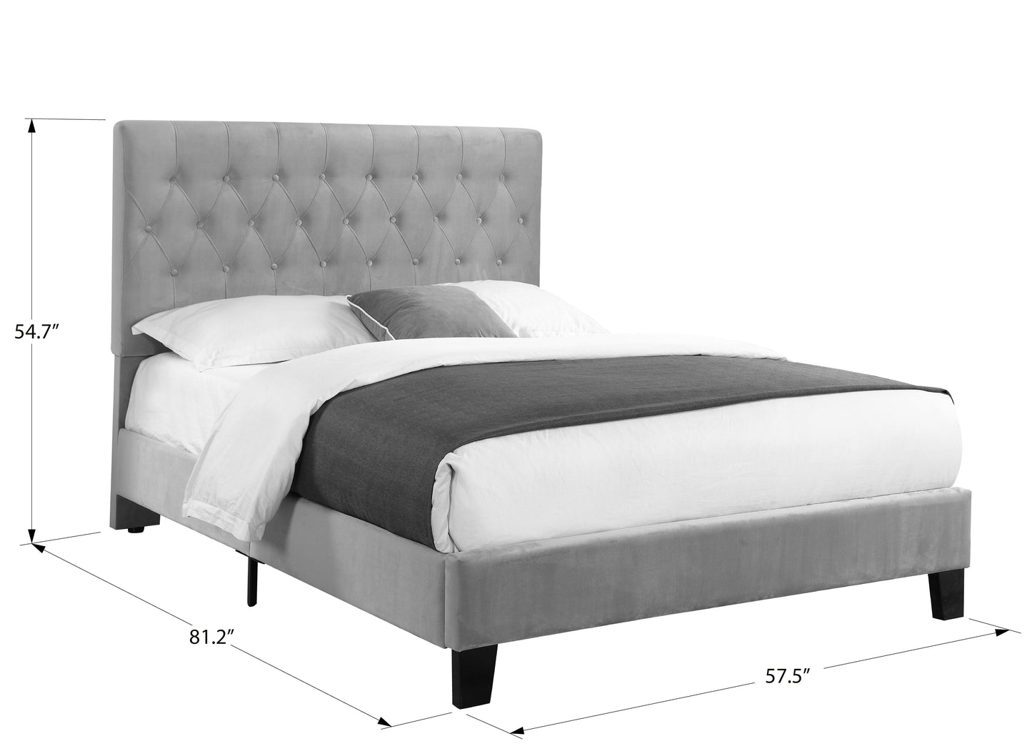 King Upholstered Bed