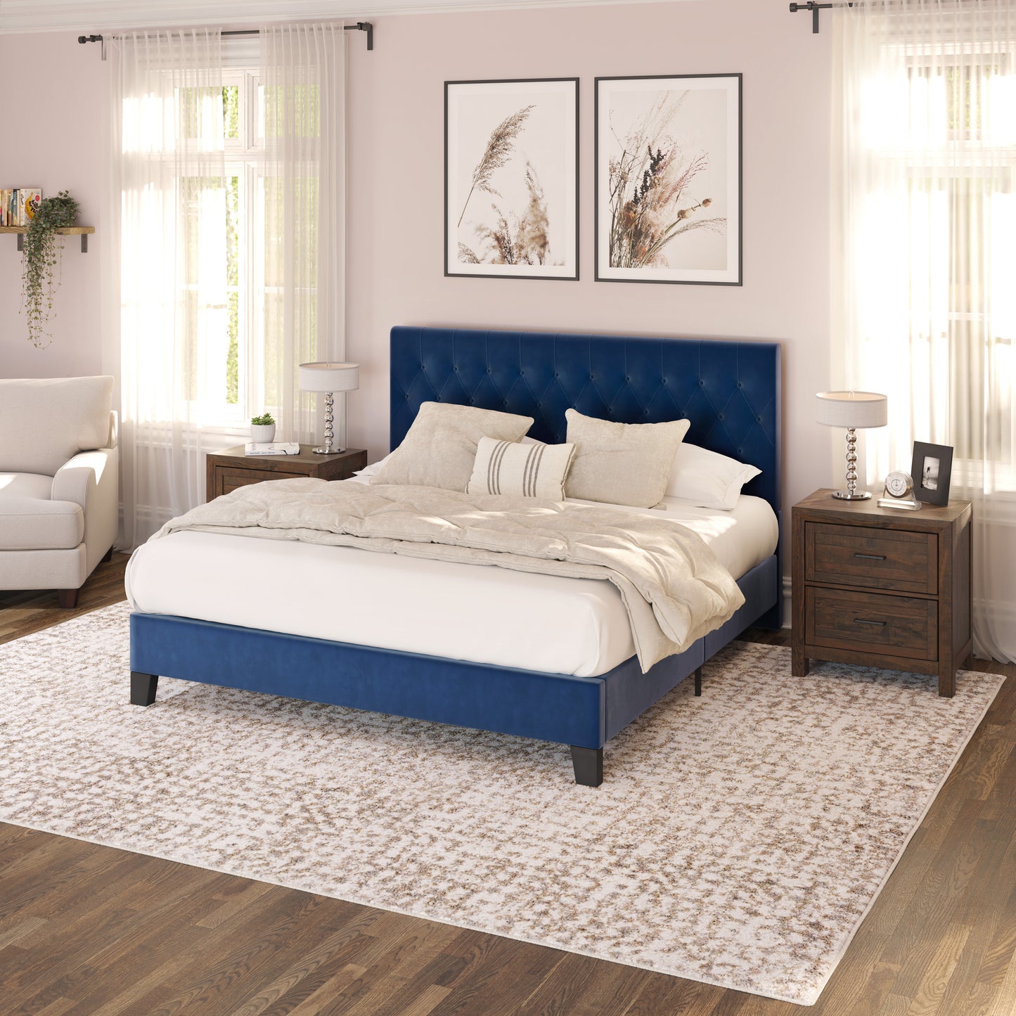 Queen Upholstered Bed