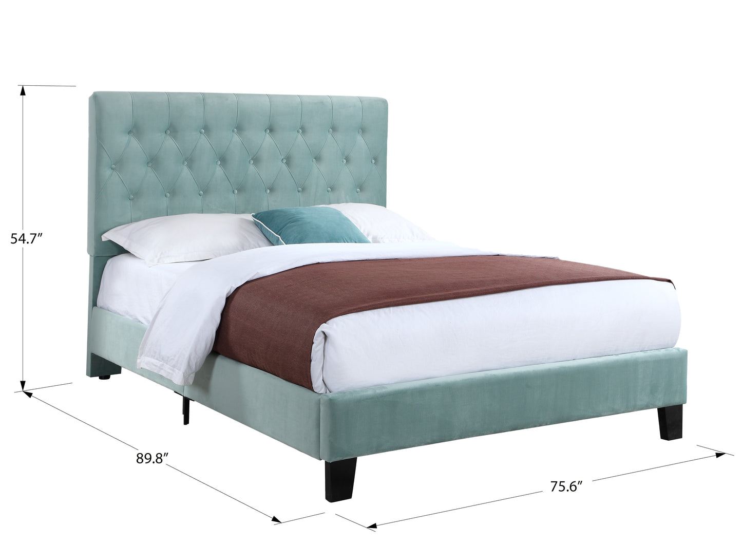 Cal King Upholstered Bed