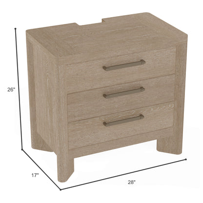 3-Drawer Nightstand