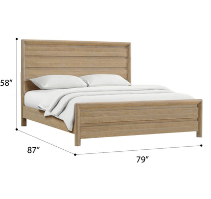 King Panel Bed