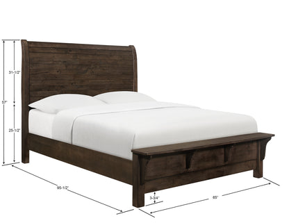 Queen Sleigh Bed