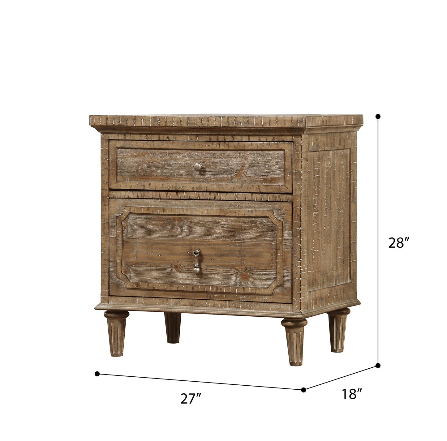 2-Drawer Nightstand