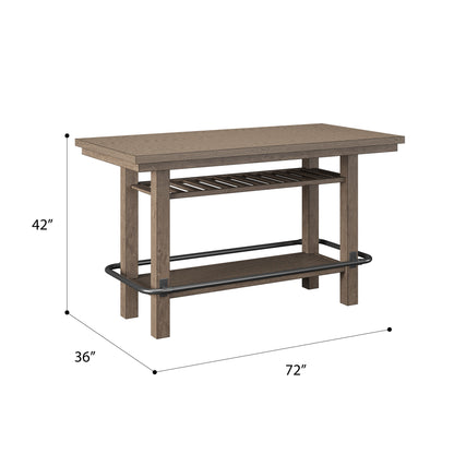 Bar Height Storage Table