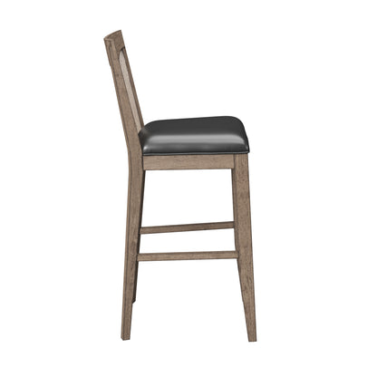 Slat Back Bar Stool