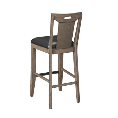 Slat Back Bar Stool