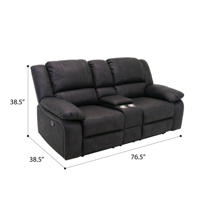 Reclining Console Loveseat