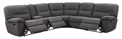 6 Piece Modular Reclining Sectional Set