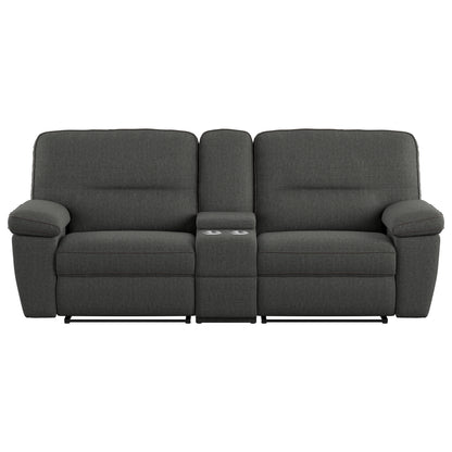 Modular Reclining Console Loveseat