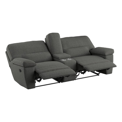 Modular Reclining Console Loveseat