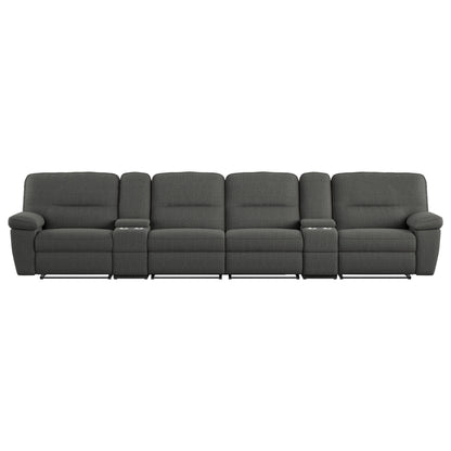 6 Piece Modular Reclining Sofa Set