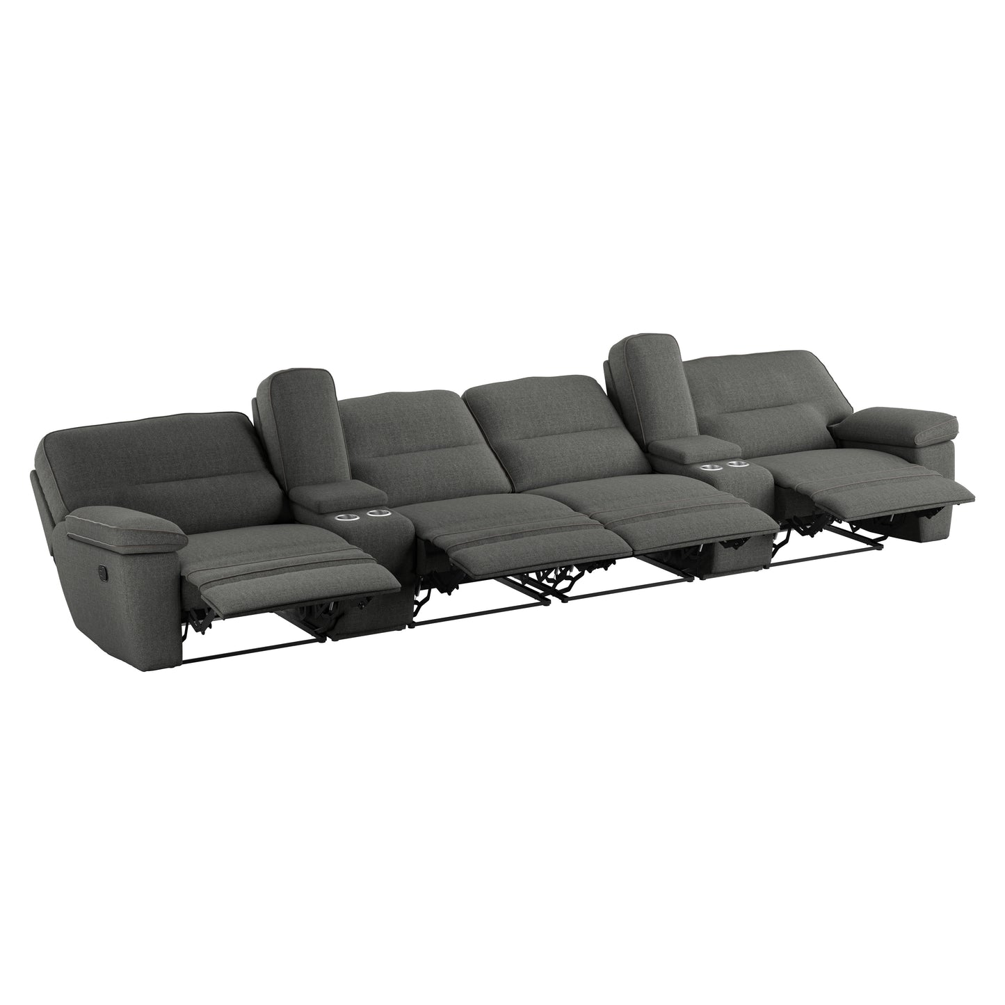 6 Piece Modular Reclining Sofa Set