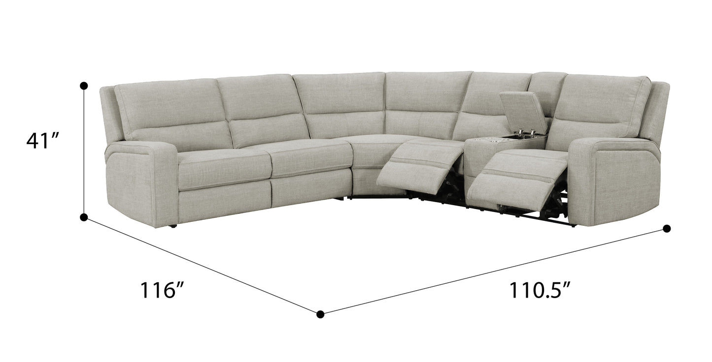 Power 3-Seat Reclining Sectional