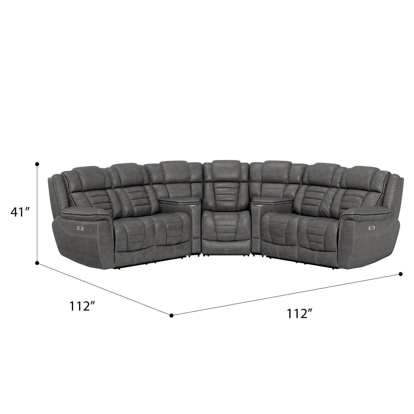 Power Reclining Sectional