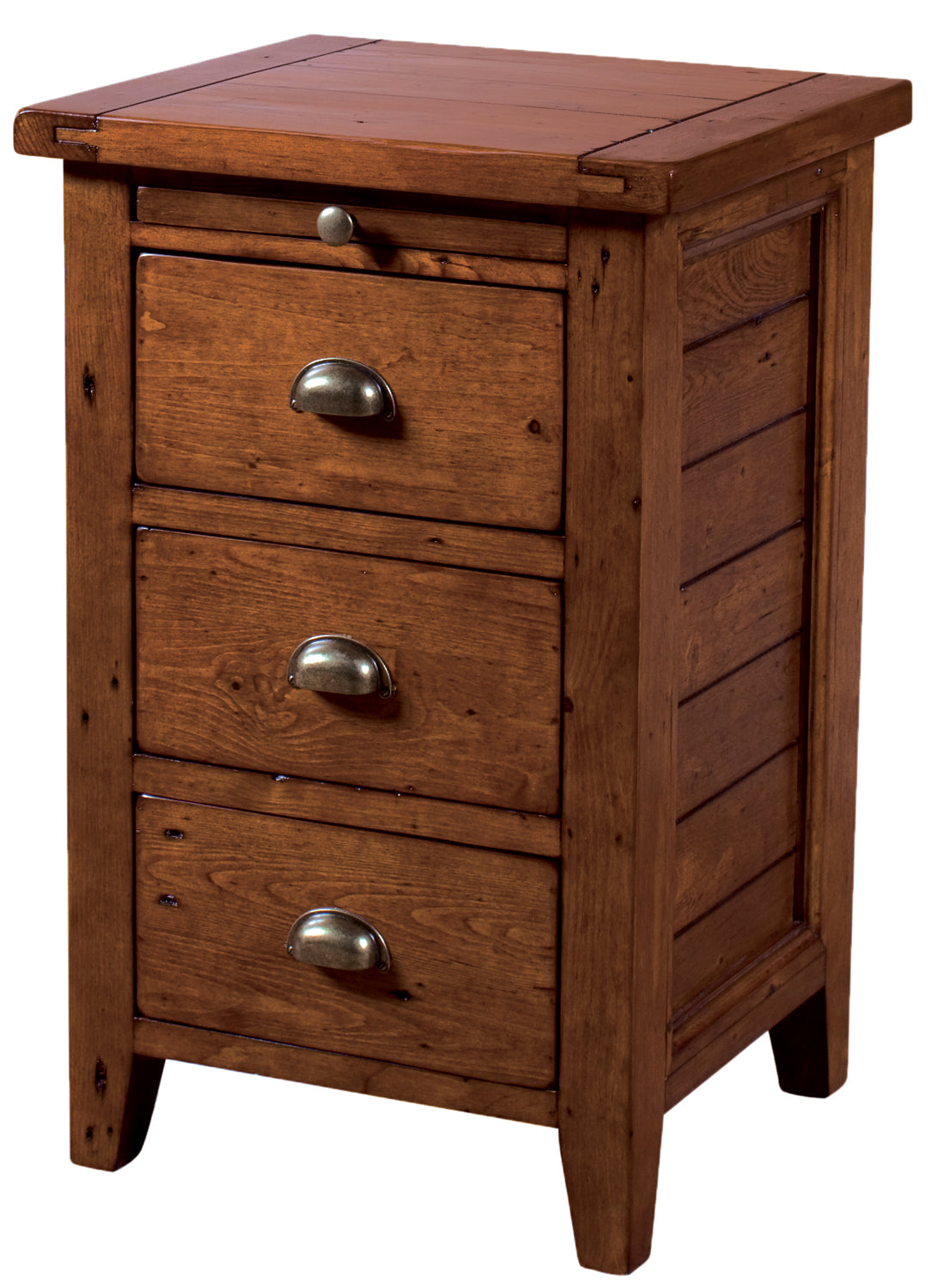 Irish Coast 3 Drawer Nightstand - African Dusk