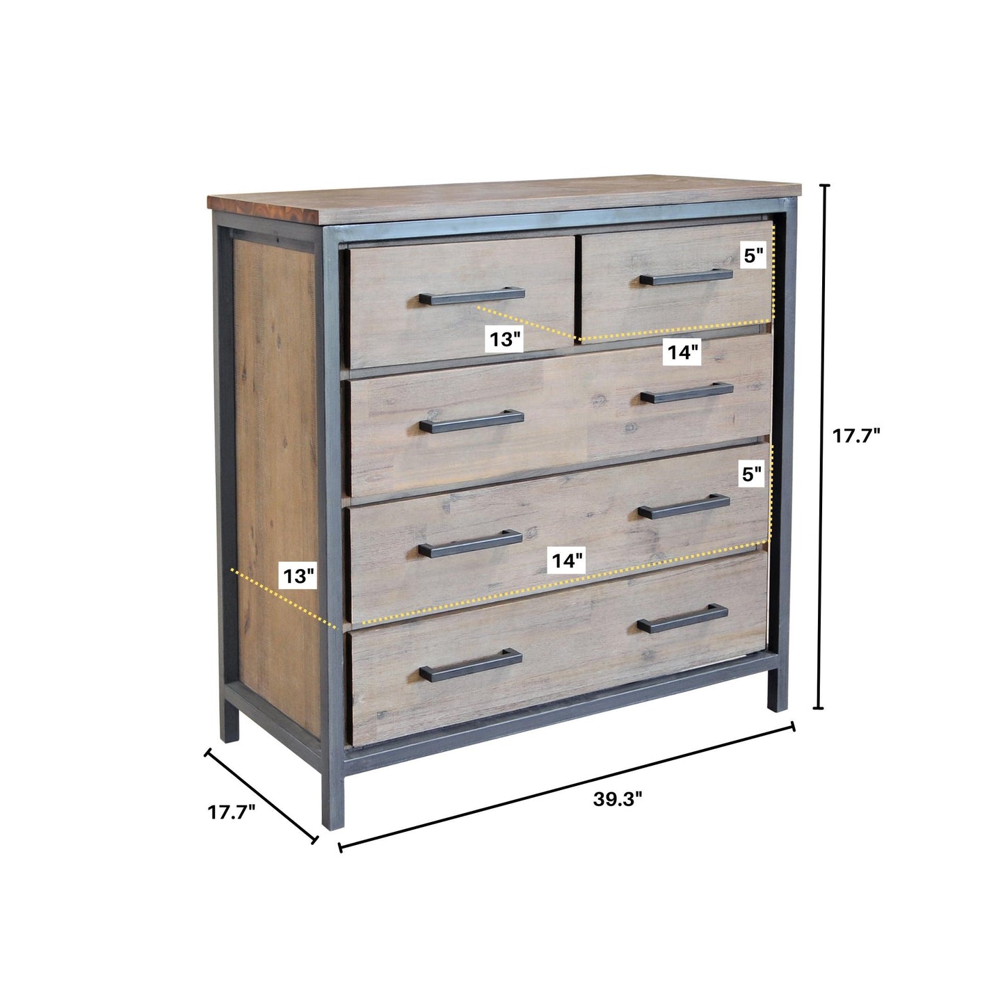 Irondale 5 Drawer Chest