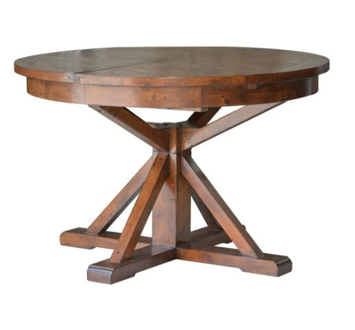 Irish Coast Round 47/63" Extension Dining Table - African Dusk