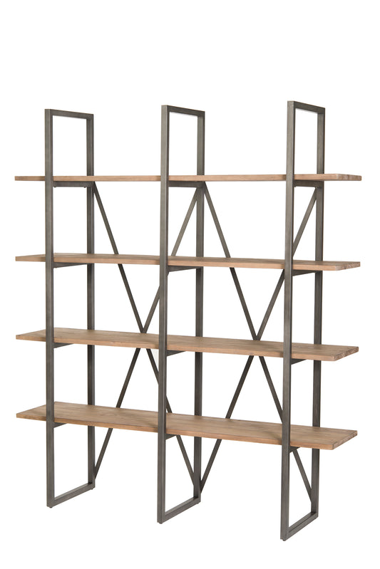 Kenya Large Cain Rack - Salvaged Grey