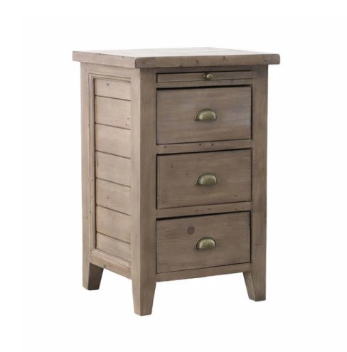 Irish Coast 3 Drw Nightstand - Sundried