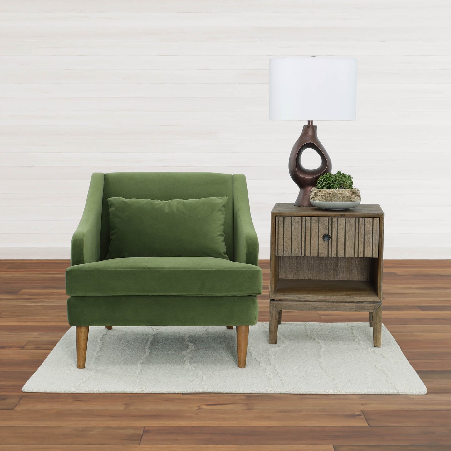 Missy Club Chair - Green Velvet