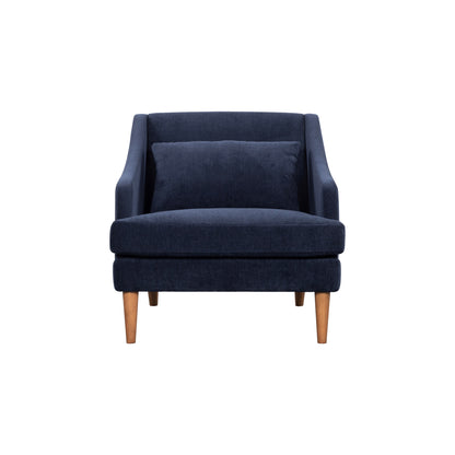 Missy Club Chair - Navy Chenille