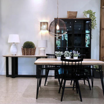 Metro Noir Havana Dining Table 59"