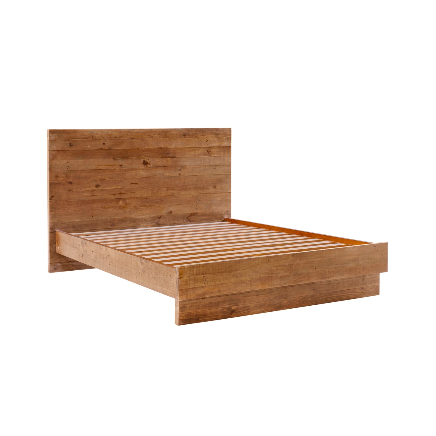 Nevada Queen Bed - Dark Driftwood