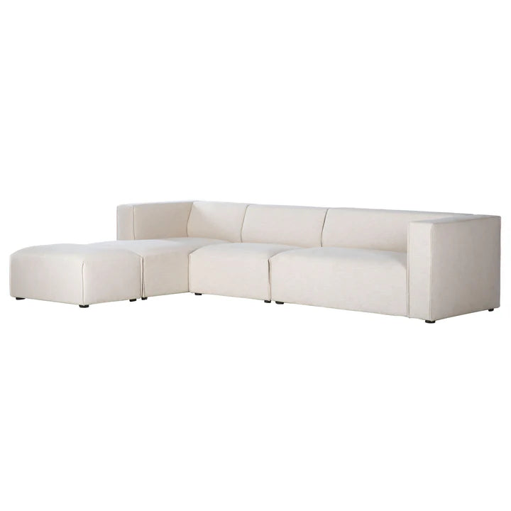 Premium Left Modular Sectional w/ Ottoman